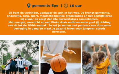 Vacature: JOGG-regisseur 16 uur – Welzijn Koppel-Swoe