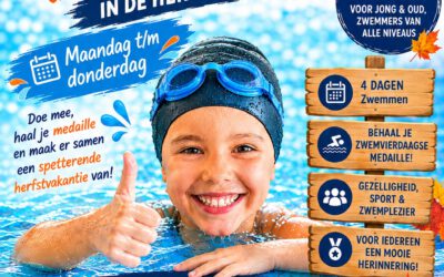 Zwemvierdaagse in de herfstvakantie